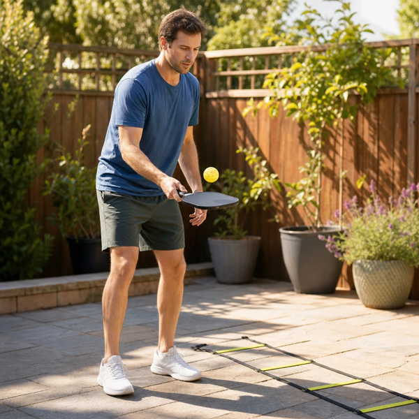 Solo Pickleball Practice at Home
